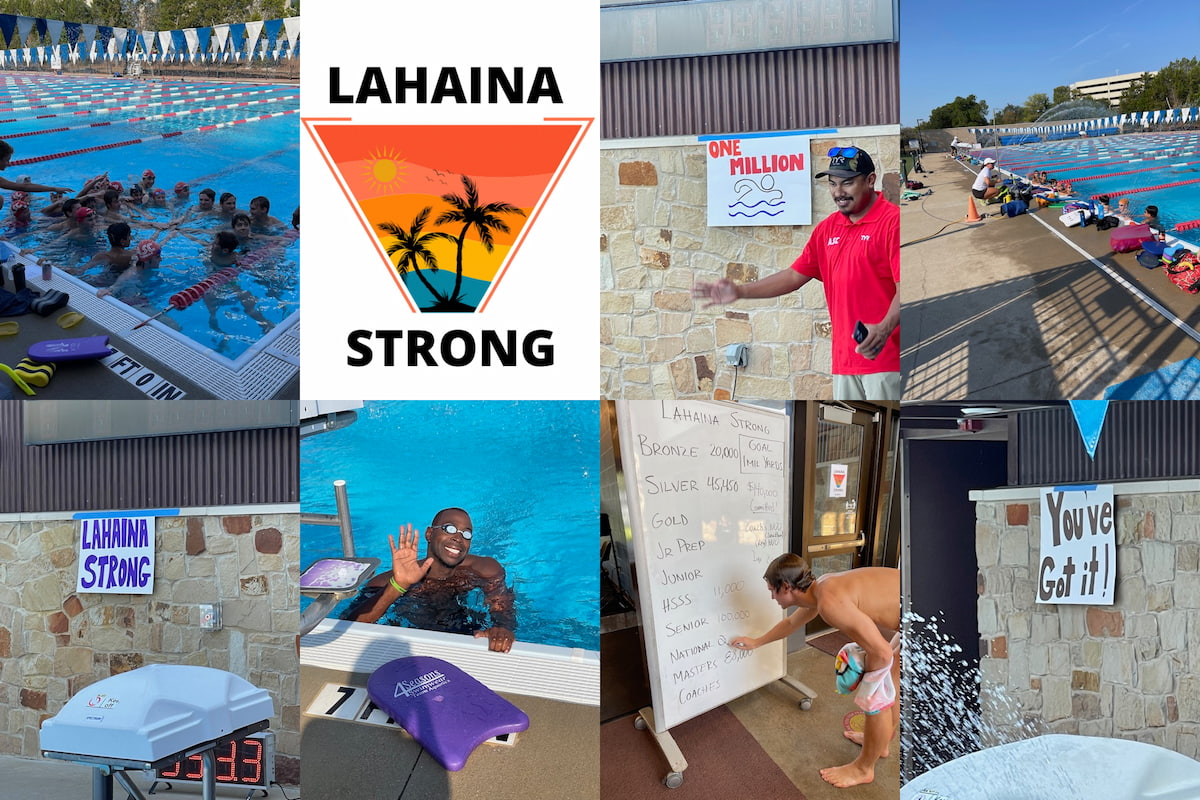 Austing Swim Club gets together to swim one million yards to raise money for Lahaina